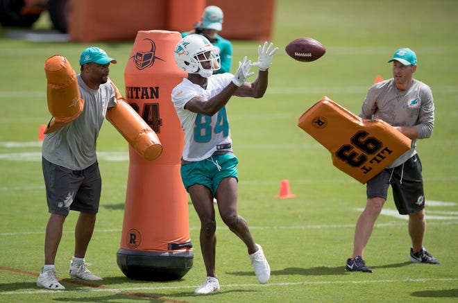 Miami Dolphins wide receiver Isaiah Ford is finally getting a chance [ALLEN EYESTONE/palmbeachpost.com]