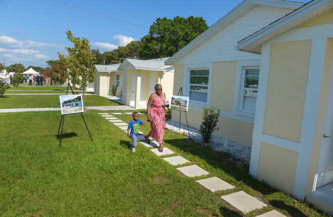 The homes at Family Village in the 2700 block of Dr. Martin Luther King Jr. Way in Sarasota were designed to offer housing options for vulnerable families in the Sarasota-Manatee region. [Herald-Tribune archive]