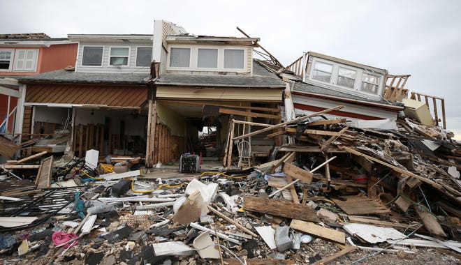 Destruction from Hurricane Michael is visible on Nov.14 in Mexico Beach, Fla. [PATTI BLAKE/THE NEWS HERALD]