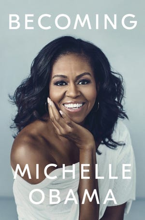 "Becoming," by Michelle Obama. [Crown via AP]