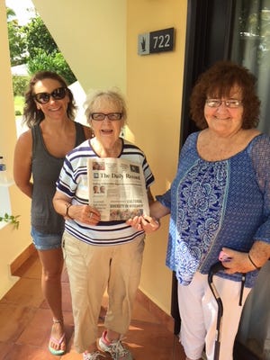 The Daily Record went with, from left, Lisa Volpe, Ruth Eberly and Glenda Boreman to Punta Cana, Dominican Republic in October.