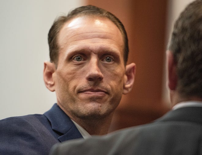 James Colley, pictured during his trial in July 2018. [PETER WILLOTT/THE RECORD]