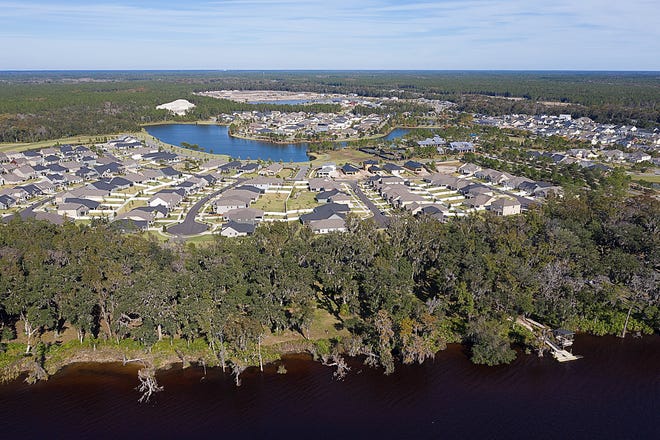 The RiverTown development in Northwest St. Johns County is between County Road 13 to the west and Longleaf Pine Parkway to the east. With the economy surging in St. Johns County and throughout most of the country, this area has seen a surge in building in recent years. [CONTRIBUTED]