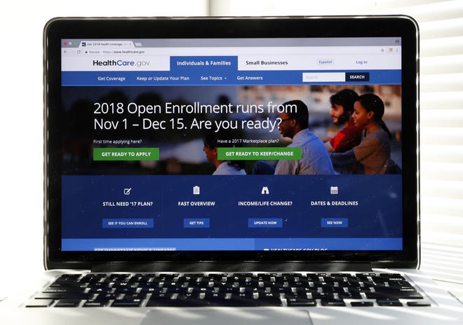 The Healthcare.gov website is seen on a computer screen. [Alex Brandon/The Associated Press/File]