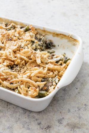 This make-ahead green bean casserole helps take the stress out of holiday dinners.

[Daniel J. van Ackere/America's Test Kitchen via AP]