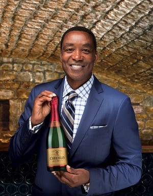NBA Hall of Famer Isiah Thomas is promoting Cheurlin Champagne. [Courtesy]