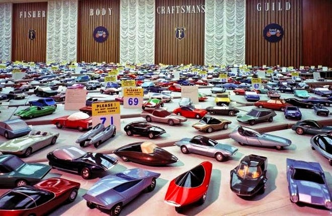 Reader Ray Laverty from Mount Joy, Pennsylvania, was one of the many young car designers that took part in national GM Fisher Body Craftsman’s Guild model car competition. He still has one of the model cars from the event, which was held from 1930 to 1968. [General Motors]
