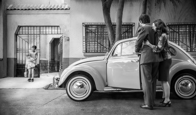 A middle class Mexico City family falls apart in “Roma.” [Netflix]