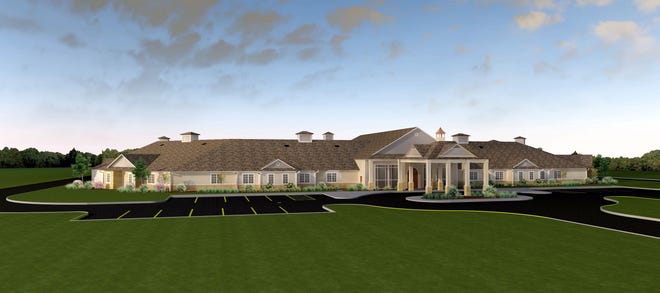 A computer rendering of Methodist Village Senior Living in Fort Smith depicts how the facility will look after the first phase of its expansion. Methodist Village has raised $4.13 million, including achievement of a challenge grant from the J.E. and L.E. Mabee Foundation. [Courtesy Methodist Village]
