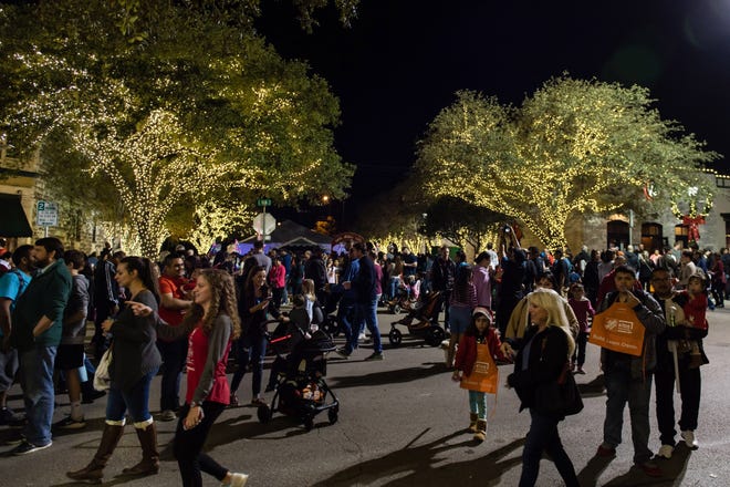 The city of Round Rock has cancelled this year's Christmas Family Night in downtown Round Rock. [File photo, Henry Huey]