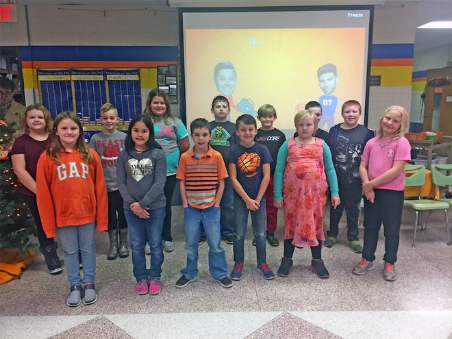Jennings Elementary School recently announced its Star Leaders for November 21. Above are 3rd and 4th grade students (back row) Tabitha Fuller, Cobee Stevens, London DeLong, Collin McVicker, Isaac Lee, Dezmin Stahlhood, Clayton Tice and (front row) Kaeliegh Mumaw, Areum Jeong, Gavin Bearden, Grant Longardener, Lizzie Harris, Alice Klug.
