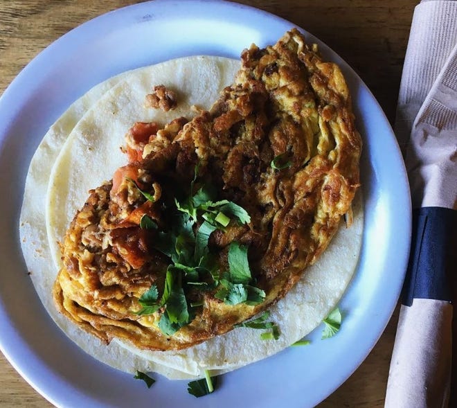 This Thai-inspired breakfast taco from Thai Fresh in South Austin is easy to replicate at home if you have fish sauce, pork and shallots on hand. [Addie Broyles / American-Statesman]