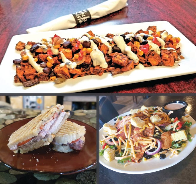 These photo show, clockwise from top, delicious dishes from The Wicked Sister, Karl's Cuisine, and Flannagan's Goat. All three, as well as Moloney's Alley, the Palace Restaurant & Saloon, Freighter's Restaurant, and 1668 Winery & Lockside Brewery are participating in Sault Ste. Marie Restaurant Week, which begins Monday.