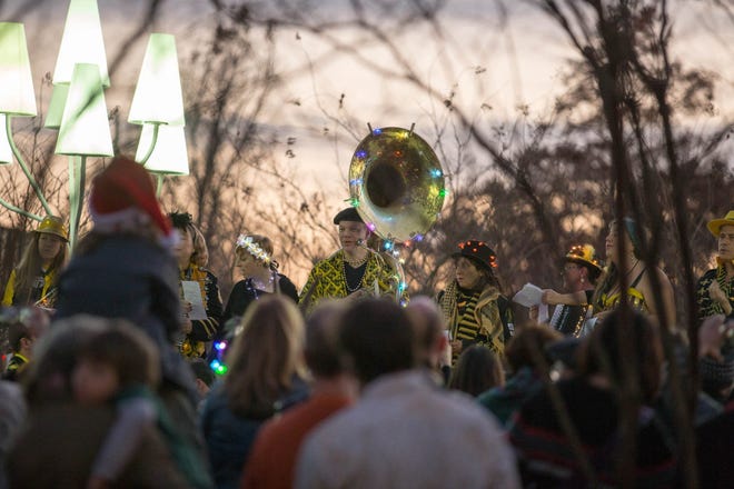 The Minor Mishap Marching Band's Winter Solstice Lantern Parade comes to Mueller Lake Park this year. [Dave Creaney for AMERICAN-STATESMAN]