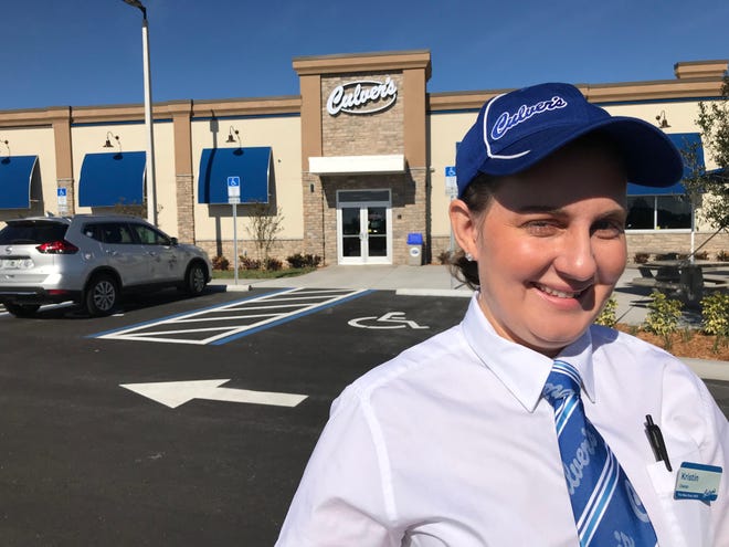 Kristin Najarro is the franchise operator and co-owner of the new Culver's restaurant at Tomoka Town Center in Daytona Beach. The eatery, which employs 60 workers, opened on Monday and is the Wisconsin-based chain's second location in the Volusia-Flagler area following the opening in 2015 of a separately owned franchise restaurant in Port Orange. [News-Journal/Clayton Park]