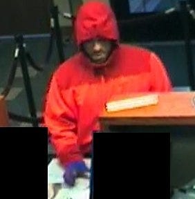Erie police are attempting to identify this man, seen in an image taken from surveillance video, in the robbery of the Northwest Bank branch at 3407 Liberty St. on Thursday. [CONTRIBUTED PHOTO]