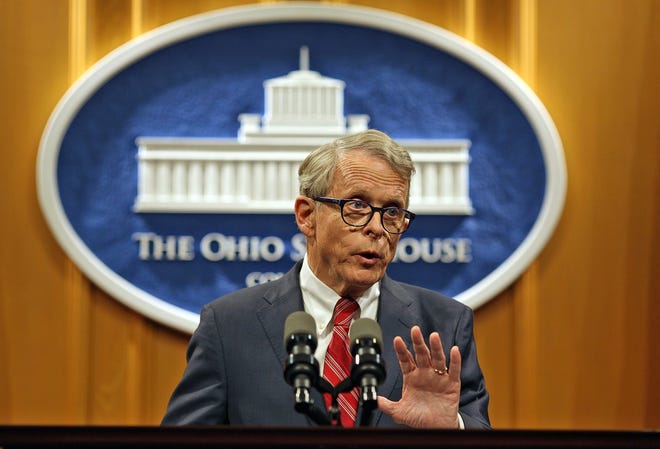 Republican Mike DeWine raised $35.6 million to win election as Ohio governor. He takes office Jan. 14. [Brooke LaValley/Dispatch]