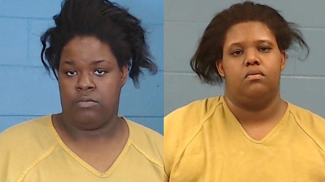 Taylor Jones, left, 26, and Jennifer Ousley, 28, were both charged with injury to an elderly individual, a third-degree felony punishable by up to 10 years in prison. [WILLIAMSON COUNTY SHERIFF'S OFFICE]