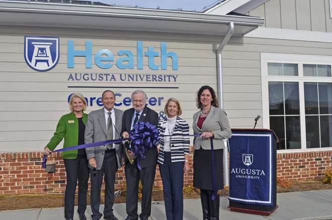 Augusta University Health Care Center on Furys Ferry Road held its ribbon cutting on Dec. 12. AU's latest addition provides primary and specialty cardiovascular care, including onsite diagnostic testing. (SPECIAL)