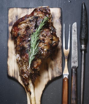 This rosemary leg of lamb is from "The Instant Pot Ultimate Sous Vide Cookbook" by Jason Logsdon. [Contributed by Darren Muir]
