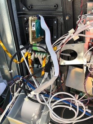 Two credit card skimmers in Sarasota are shown in this file photo. The Marion County Sheriff's Office reported two skimmers were disovered in Marion County on Tuesday. [Sarasota County Sheriff's Office]