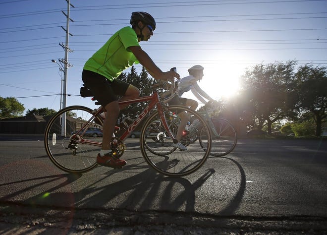 There's an estimated total cost of nearly $150 million for bike- and pedestrian- releated projects in the city's new 2018 Pedestrian and Bicycle Master Plan. [A-J Media file photo]