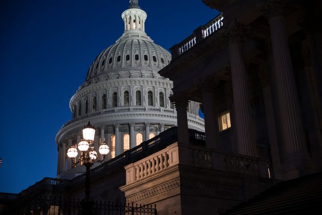 A partial federal shutdown has been put in motion because of gridlock in Congress over funding for President Donald Trump's Mexican border wall. The gridlock blocks money for nine of 15 cabinet-level departments and dozens of agencies including the departments of Homeland Security, Transportation, Interior, Agriculture, State and Justice. (AP Photo/J. Scott Applewhite)