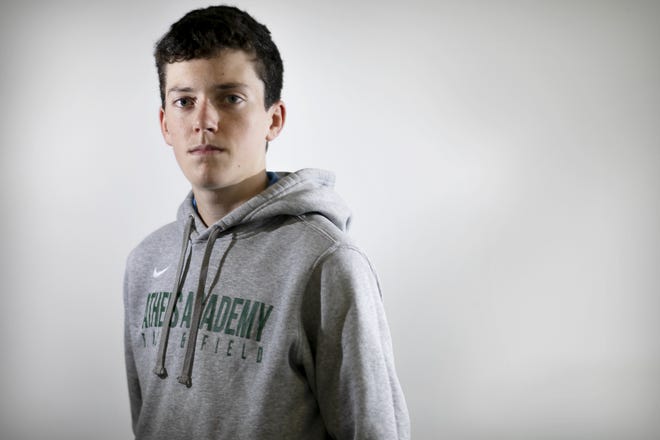 Athens Academy´s Graham Blanks is the Boys Cross Country Player of the Year. [Photo/Joshua L. Jones, Athens Banner-Herald]