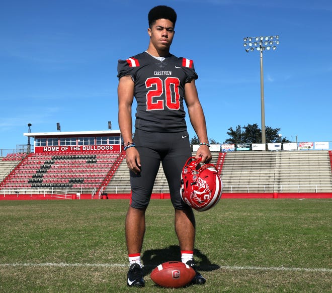 Crestview's Jay Stanton is the large school offensive player of the year. [MICHAEL SNYDER/DAILY NEWS]