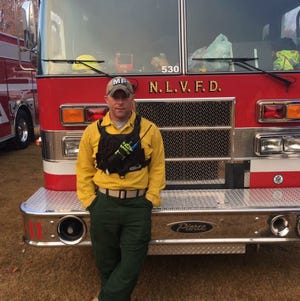 Captain Brandon Ward of the North Lenoir Volunteer Fire Department has been named "Best of the Best" by the Kinston Free Press. [Contributed photo]