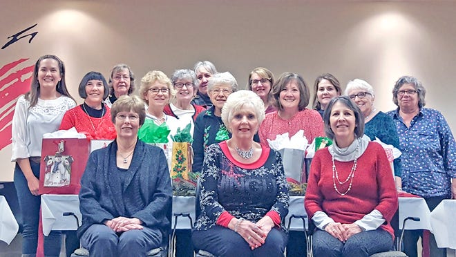 Evergreen Garden Club members, pictured here, won Garden Club of the Year for Ohio Region 14. The club in Orrville met on Dec. 17 or the annual Christmas party at Heartland Point. The members had their gift exchange and regular monthly meeting. The horticulture committee discussed how to have blooming amaryllis during the Christmas season and how to store the bulbs to have flowering amaryllis for many years. Next month, the club will learn how to press flowers to have beautiful framed flowers on display.