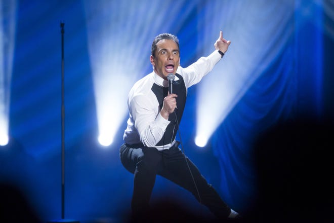 Sebastian Maniscalco performing at the Beacon Theater on May 7, 2016, in New York. Maniscalco has a perfect matchup in mind for the Super Bowl: Bears vs. Texans. Could happen. The native of Chicago and lifelong Bears fan also is close friends with Houston star defensive end J.J. Watt. [TODD ROSENBERG/ESSENTIAL BROADCAST MEDIA LLC VIA THE ASSOCIATED PRESS]
