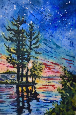 "Stars of Heaven" by Carole Hunnes-Nielsen will be on exhibit in the Pine Rest Leep Art Gallery." [CONTRIBUTED]