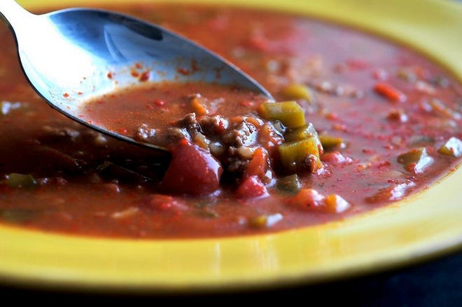 Stuffed Pepper Soup is a delicious way to stay warm this winter. [File photo]