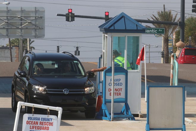Some people are worried that a proposed roundabout at State Road A1A and East International Speedway Boulevard could clog up traffic or even force the closure of the beach ramp at that location.  [News-Journal/JIM TILLER]