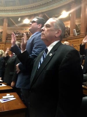 Rep. Alan Silvia honored to be sworn into office 191st Biennium of the General Court, representing the 7th Bristol District of Fall River. [Courtesy Photo]
