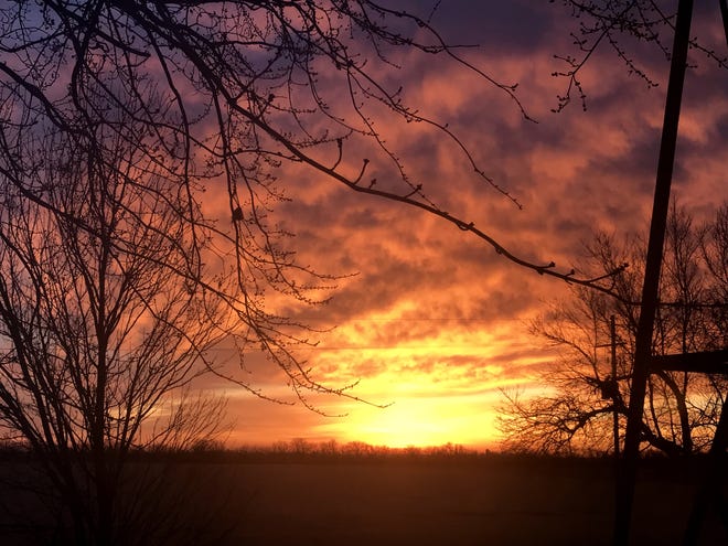 A Christmas morning sunrise in Kansas. [Courtesy Nate Nisly]