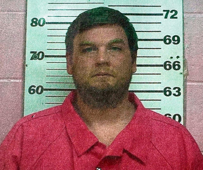 FILE - This file photo provided by the Ben Hill County Sheriff's Office, Ga., shows Bo Dukes on Friday, March 3, 2017. Dukes, charged in the killing of a Georgia teacher who disappeared 13 years ago is now accused in a separate rape and kidnapping case. News outlets report Warner Robins, Ga., police are seeking Dukes on charges including rape in an attack Tuesday, Jan. 1, 2019. (Ben Hill County Sheriff's Office/WMAZ via AP, File)