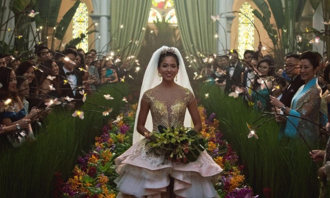 Constance Wu in a scene from the film "Crazy Rich Asians." [WARNER BROTHERS PHOTO]