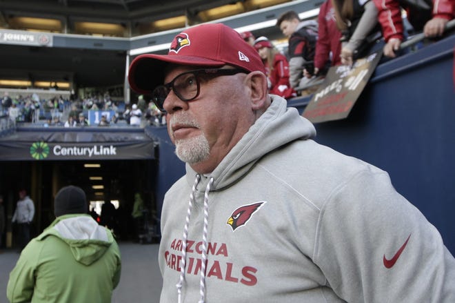 Former Arizona Cardinals head coach Bruce Arians is expected to become the next Tampa Bay Buccaneers coach. [File photo / The Associated Press]