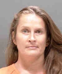 Phillippi Shores Elementary School substitute teacher Heather Carpenter was charged with criminal mischief and property damage after she was accused of spreading fecal matter on tables and grills in Urfer Park that would be used for a birthday party later that day for the child of Phillippi Shores' principal. [Provided by Sarasota County Sheriff's Office]
