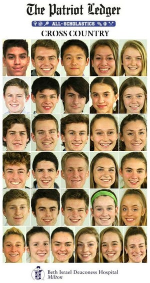 The Patriot Ledger boys and girls cross-country teams for the fall of 2018. (Gary Higgins/The Patriot Ledger)
