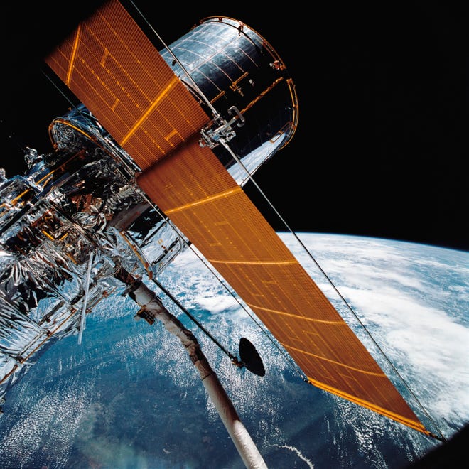 The Hubble Space Telescope's premier camera has shut down. NASA says the camera suspended operations Tuesday because of a hardware problem. Hubble's three other science instruments are still working fine, with celestial observations continuing. [NASA via AP]
