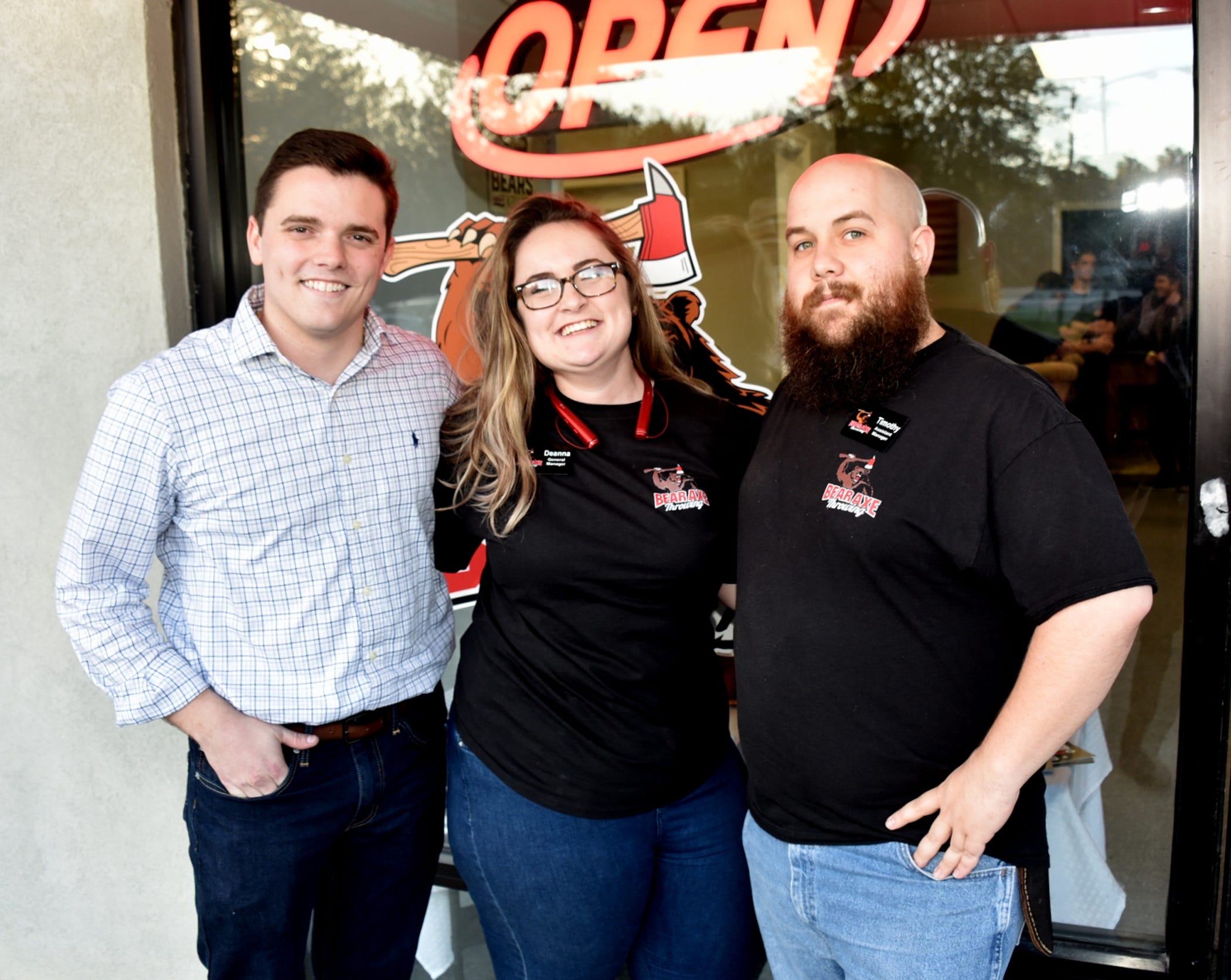 Bear Axe Throwing grand opening benefits Nine Line Foundation