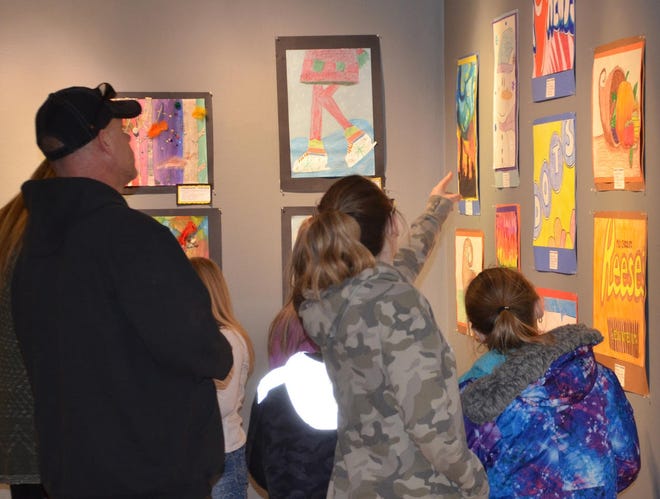 The Massillon Museum, 121 Lincoln Way E, will open the annual “Celebration in Art” student exhibition with a reception from 2 to 4 p.m. Feb. 3. Pictured: pieces from the 2018 exhibition. PHOTO PROVIDED