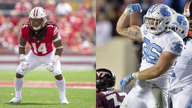 Former NSB stars D'Cota Dixon (left) and Cole Holcomb will be together again on Saturday. [Photo provided]