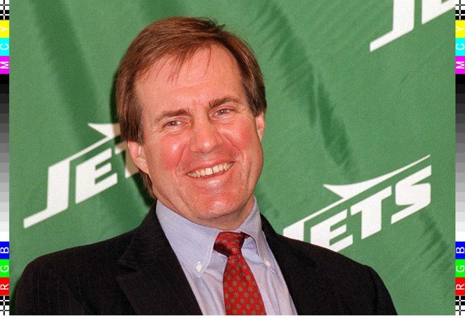 Bill Belichick was once coach of the Jets, albeit briefly. [MALCOLM CLARKE/AP]