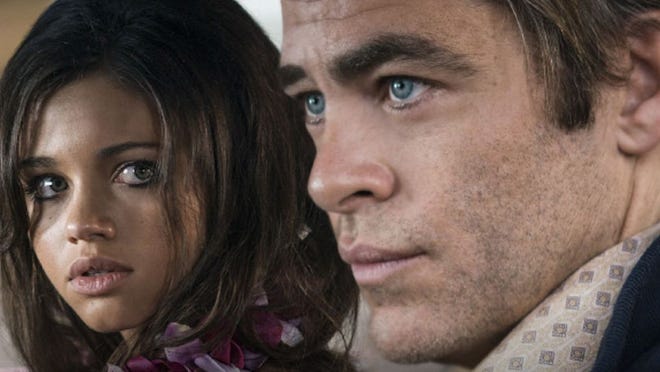 Chris Pine gives a strong performance as a ruined reporter who teams up with Fauna (India Eisley), a teenager girl who wants to investigate her mysterious past in “I Am the Night” (TNT, Jan. 28, 9 p.m. ET/PT). [Studio T]