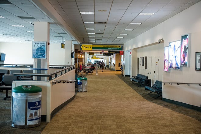 The terminal at New York Stewart International Airport will be getting a $37 million addition to accommodate international passengers. [KELLY MARSH/TIMES HERALD-RECORD FILE PHOTO]