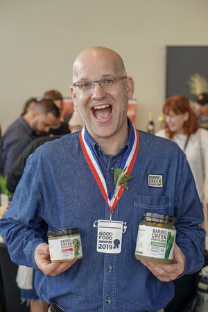 Adam Blumenshein of Barrel Creek Provisions won a Good Food Award recently in San Francisco. [Contributed by Barrel Creek]